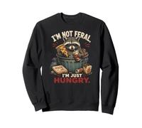 La Poubelle drôle de Raton Laveur ne Peut Pas Feral Juste Sweatshirt