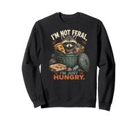 La Poubelle drôle de Raton Laveur ne Peut Pas Feral Juste Sweatshirt