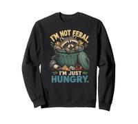 La Poubelle drôle de Raton Laveur ne Peut Pas Feral Juste Sweatshirt