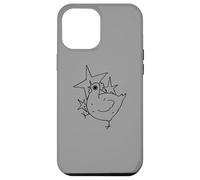 La Poule Crazy Scary Chicken des années 90 de l'an 2000 a Peur sous Un Ciel étoilé Coque pour iPhone 12 Pro Max