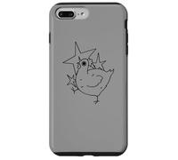 La Poule Crazy Scary Chicken des années 90 de l'an 2000 a Peur sous Un Ciel étoilé Coque pour iPhone 7 Plus/8 Plus