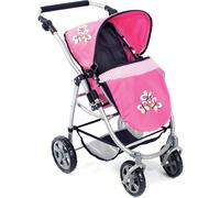 La poussette combinée 3 en 1 emotion all in pour poupons rose et bleu TU