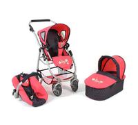 La poussette combinée 3 en 1 emotion all in pour poupons rose TU