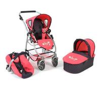 La poussette pour poupées, combinée 3 en 1 EMOTION ""ALL IN"" - Corail à pois