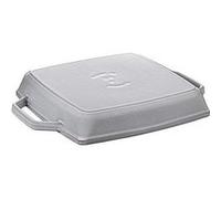Gril Staub 28 cm carré, gris
