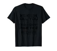 La Pratique du Ski de Fond Vous tuera T-Shirt Graphique avec Valeur