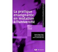 Pratique enseignante en mutation à l'université