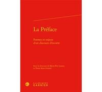 La Préface Andrea Del Lungo (Direction), Collectif (Auteur)