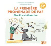 La première promenade de Paf Les sons simples - début de CP - Chantal Comte - Bien Lire Cognitia - broché - Scolaire / Universitaire