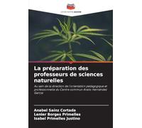 La préparation des professeurs de sciences naturelles