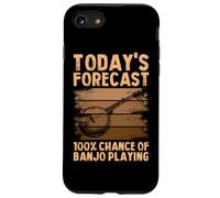 La prévision d'aujourd'Hui Banjo Player Retro Country Bluegrass Coque pour iPhone SE (2020) / 7/8
