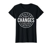 la prière Change Les Choses Dieu chrétien Hommes Femmes chrétiens T-Shirt Graphique avec Valeur