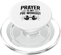 La prière est ma Motivation Avant l'entraînement PopSockets PopGrip pour MagSafe