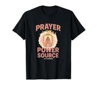 La prière est ma source d'énergie, la foi et l'énergie Minimal Clothing T-Shirt