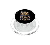 « La prière est Plus Grande Que Le problème » Faith Dove Spiritual PopSockets PopGrip pour MagSafe