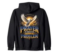« La prière est Plus Grande Que Le problème » Faith Dove Spiritual Sweat à Capuche