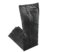 La Primula Verde Pantalon élégant pour homme Duca Visconti de Modrone en velours, 11 couleurs, de 48 à 65 légèrement élastique, idéal pour la grande taille, gris, 6XL grande taille