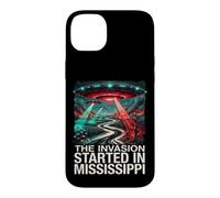 La Prise de contrôle Extraterrestre du Mississippi Invasion Coque pour iPhone 14 Plus