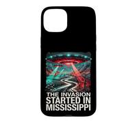La Prise de contrôle Extraterrestre du Mississippi Invasion Coque pour iPhone 15 Plus