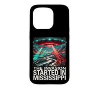La Prise de contrôle Extraterrestre du Mississippi Invasion Coque pour iPhone 15 Pro