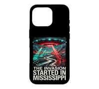La Prise de contrôle Extraterrestre du Mississippi Invasion Coque pour iPhone 16 Pro