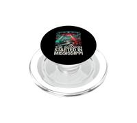 La Prise de contrôle Extraterrestre du Mississippi Invasion PopSockets PopGrip pour MagSafe