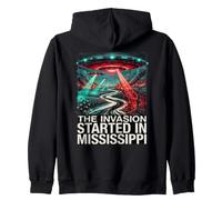 La Prise de contrôle Extraterrestre du Mississippi Invasion Sweat à Capuche