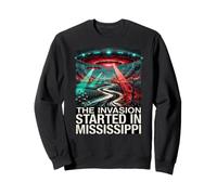 La Prise de contrôle Extraterrestre du Mississippi Invasion Sweatshirt