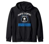 La Prochaine Fois Que Vous Avez Besoin d'aide - Blue Line Police Cop Sweat à Capuche