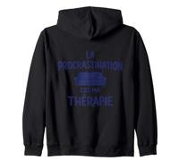 La Procrastination Est Ma Thérapie Procrastinateur Humour Sweat à Capuche