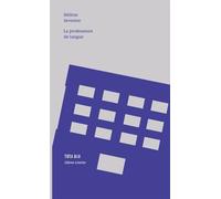La professeure de langue - Hélène Sevestre - Heros-Limite Eds - broché - Roman