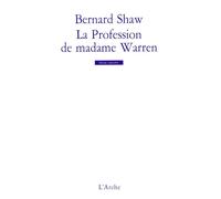 La Profession de madame Warren - Bernard Shaw - Arche - broché - Théâtre