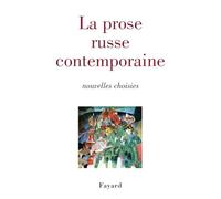 La prose russe contemporaine: nouvelles choisies