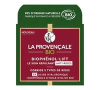 LA PROVENCALE BIO - Crème Visage Jour Biophenol Lift Anti Rides, Pot 50ml - Lot De 2