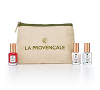 La Provençale Maquillage – Kit 3 vernis – Huile d'Olive AOP – Rouge Ramatuelle & Rose Orgeat