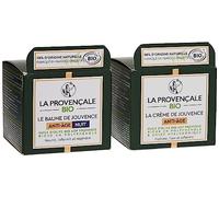 La Provençale Bio - Routine Visage Anti-Âge Crème Jour & Nuit Certifiée Bio - Huile d'Olive BIO AOP Provence - Pour Tous Types de Peaux