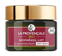 La Provençale Bio - Soin Repulpant Anti-Rides - Biophénol-Lift - Enrichit en Huile d'Olive et en Acide Hyaluronique - Pour Tous Types de Peaux - 50 ml