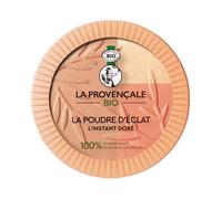 La Provençale Bio - Poudre d'Éclat l'Instant Doré - 3 en 1 : Poudre Soleil, Fard à Joues, Enlumineur de Teint - 100% d’Ingrédients d'Origine Naturelle - Poudre Bronzante Visage Effet Bonne Mine