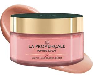 La Provençale Peptide-Eclat Crème Rose Booster Eclat Anti-Fatigue 50ml | Olive violette peptides, Pigments lumineux, 97% ingrédients origine naturelle, Atténue cernes poches