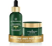 La Provençale Routine Anti-Âge Sérum Extrait Jouvence 30ml Crème Or 50ml | Totum olivier certifié bio, Acide hyaluronique repulpant, Huile olive AOP Provence, Stimule production collagène