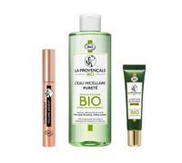 La Provençale Bio - Routine Soin Yeux - 3 produits Bio & Naturel - Mascara, Eau Micellaire et Le Soin de Jouvence Anti-Âge Yeux