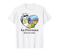 La Provence dans Le Cœur - Culture Provençale & Identité T-Shirt