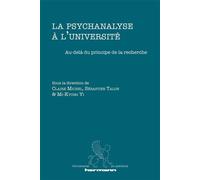 La psychanalyse à l'université Au-delà du principe de la recherche - Claire Michel - Hermann - broché - Essai