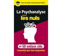 La Psychanalyse pour les Nuls en 50 notions clés