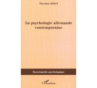 La Psychologie Allemande Contemporaine