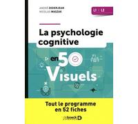 La Psychologie Cognitive En 50 Visuels L1 L2 - Tout Le Programme En 52 Fiches