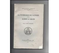 la psychologie de l'activité chez Albert le Grand
