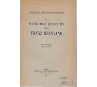La psychologie descriptive selon Franz Brentano