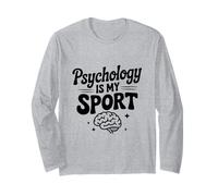 La psychologie est Mon Sport, Un Design Amusant pour Les Amateurs de psychologie Manche Longue