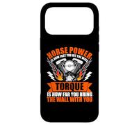 La Puissance, C'est la Vitesse à laquelle Vous Vous heurtez au Mur | Un mécanicien Automobile Amusant Coque pour iPhone 17 Pro Max